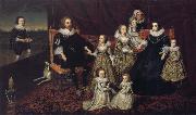 unknow artist Sir Thomas Lucy III and his family painting